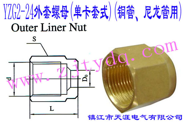 YZG2-24ĸ(οʽ)(~)Outer Liner Nut