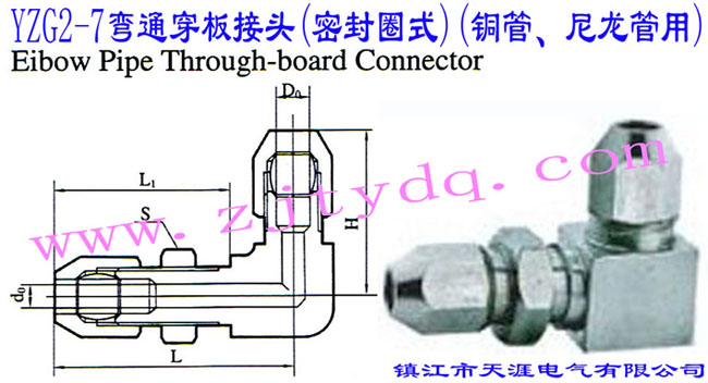 YZG2-7ͨ^(ܷȦʽ)(~)Elbow Pipe Through-board Connector