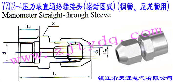 YZG2-4ֱͨK˽^(ܷȦʽ)(~)Manometer Straight-through Sleeve