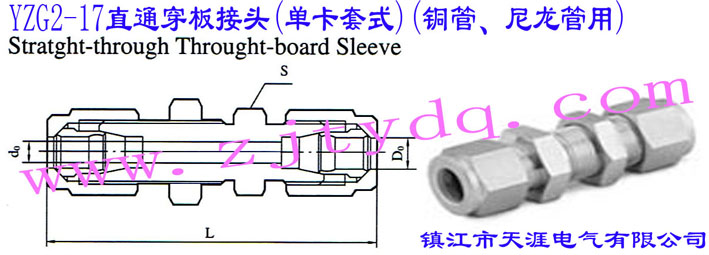 YZG2-17ֱͨ^(οʽ)(~)Straight-through Through-board Sleeve
